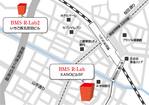 BMS R-Lab Map